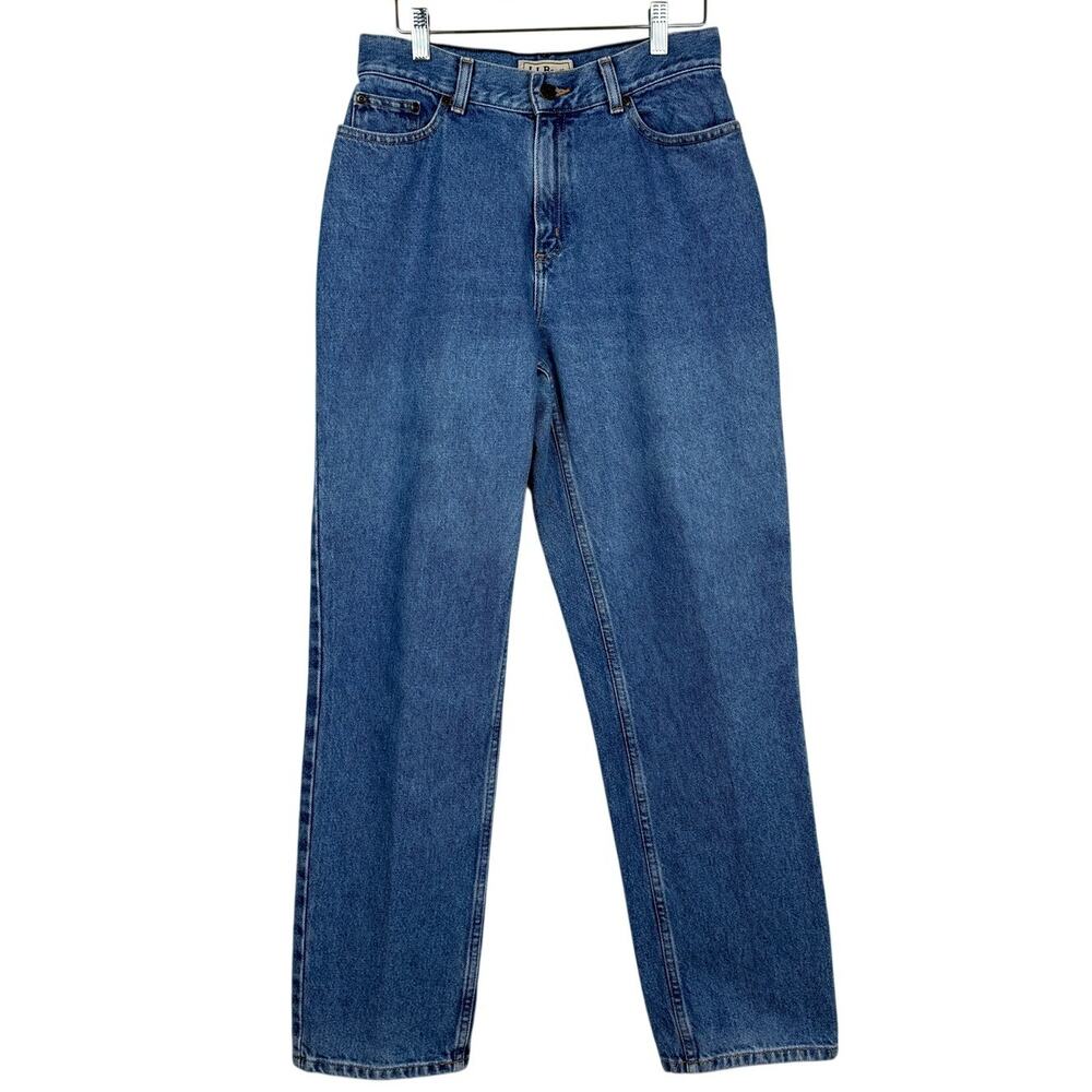 Vintage L.L.Bean Classic Fit Curvy Jeans Women's 6 High Rise Straight Leg Denim